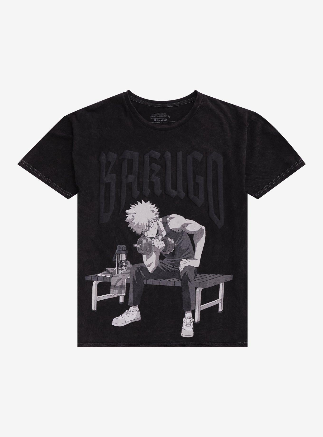 My Hero Academia Bakugo Gym Puff Print T-Shirt | Trending Graphic Tee For Fans