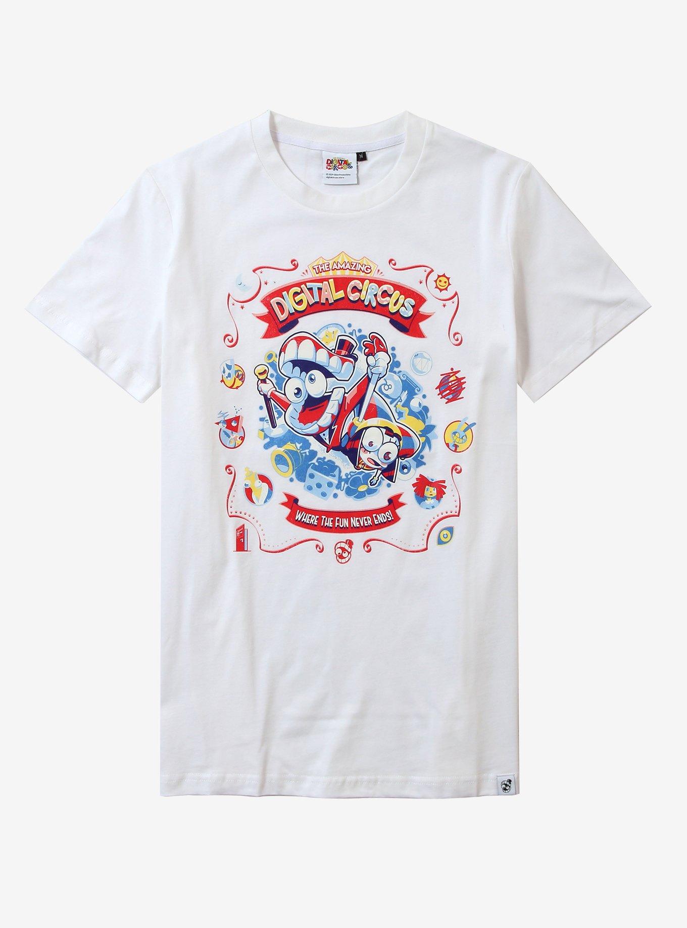 The Amazing Digital Circus Pomni & Caine Girls T-Shirt | Trending Graphic Tee For Fans