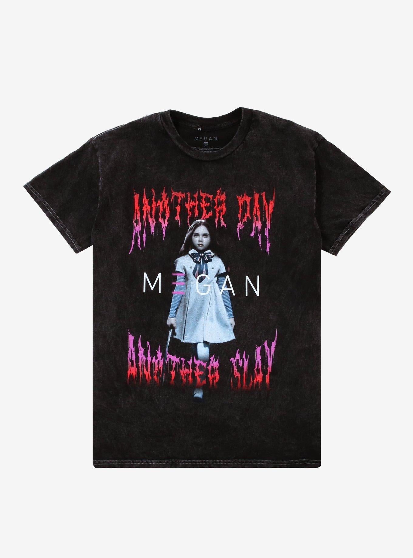 M3GAN 2.0 Another Day Another Slay Mineral Wash T-Shirt | Trending Graphic Tee For Fans