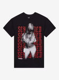 Sexyy Red Portrait Repeated Logo T-Shirt | Trending Graphic Tee For Fans