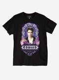 Twilight Edward Stained Glass Portrait Girls T-Shirt | Trending Graphic Tee For Fans