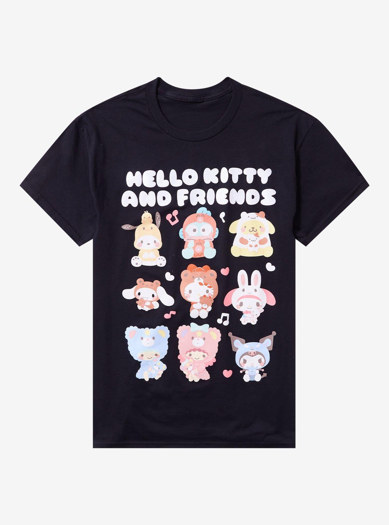 Hello Kitty And Friends Costume Glitter Girls T-Shirt | Trending Graphic Tee For Fans