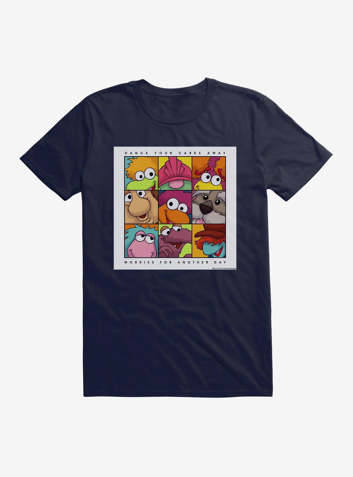 Jim Henson's Fraggle Rock Dance Your Cares Away T-Shirt | Trending Graphic Tee For Fans