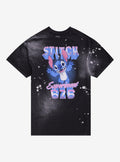 Disney Stitch Galaxy Glitter Girls T-Shirt | Trending Graphic Tee For Fans