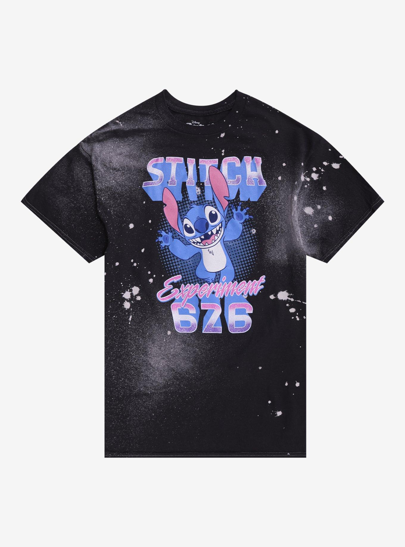 Disney Stitch Galaxy Glitter Girls T-Shirt | Trending Graphic Tee For Fans
