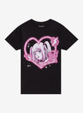 Death Note Misa Pink Heart Portrait Girls T-Shirt | Trending Graphic Tee For Fans