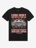 Supernatural Saving Things Car Girls T-Shirt | Trending Graphic Tee For Fans