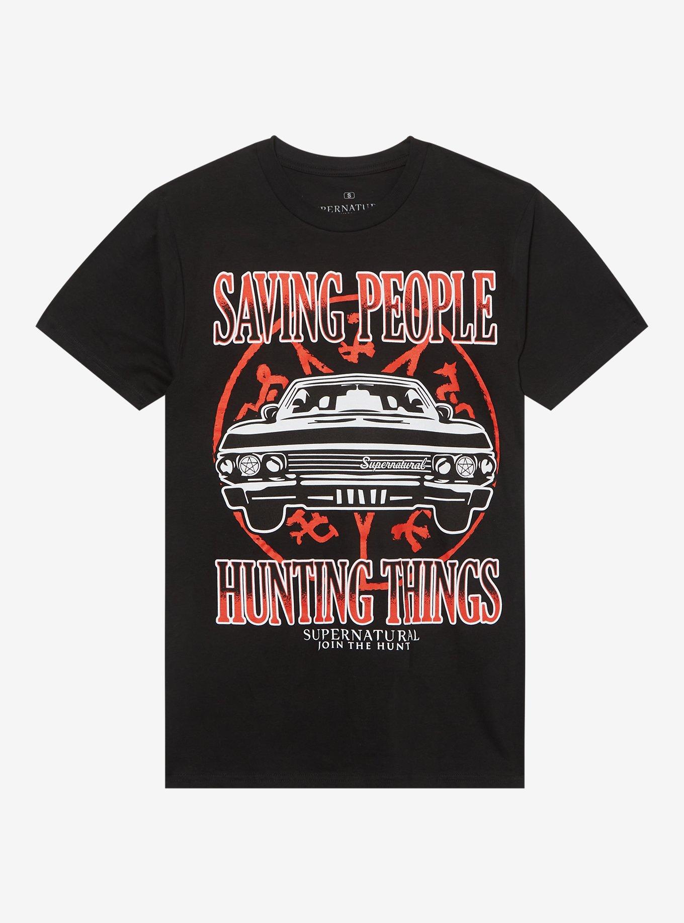 Supernatural Saving Things Car Girls T-Shirt | Trending Graphic Tee For Fans