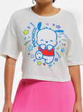 Pochacco 40th Character Ranking Girls Crop T-Shirt | Trending Graphic Tee For Fans