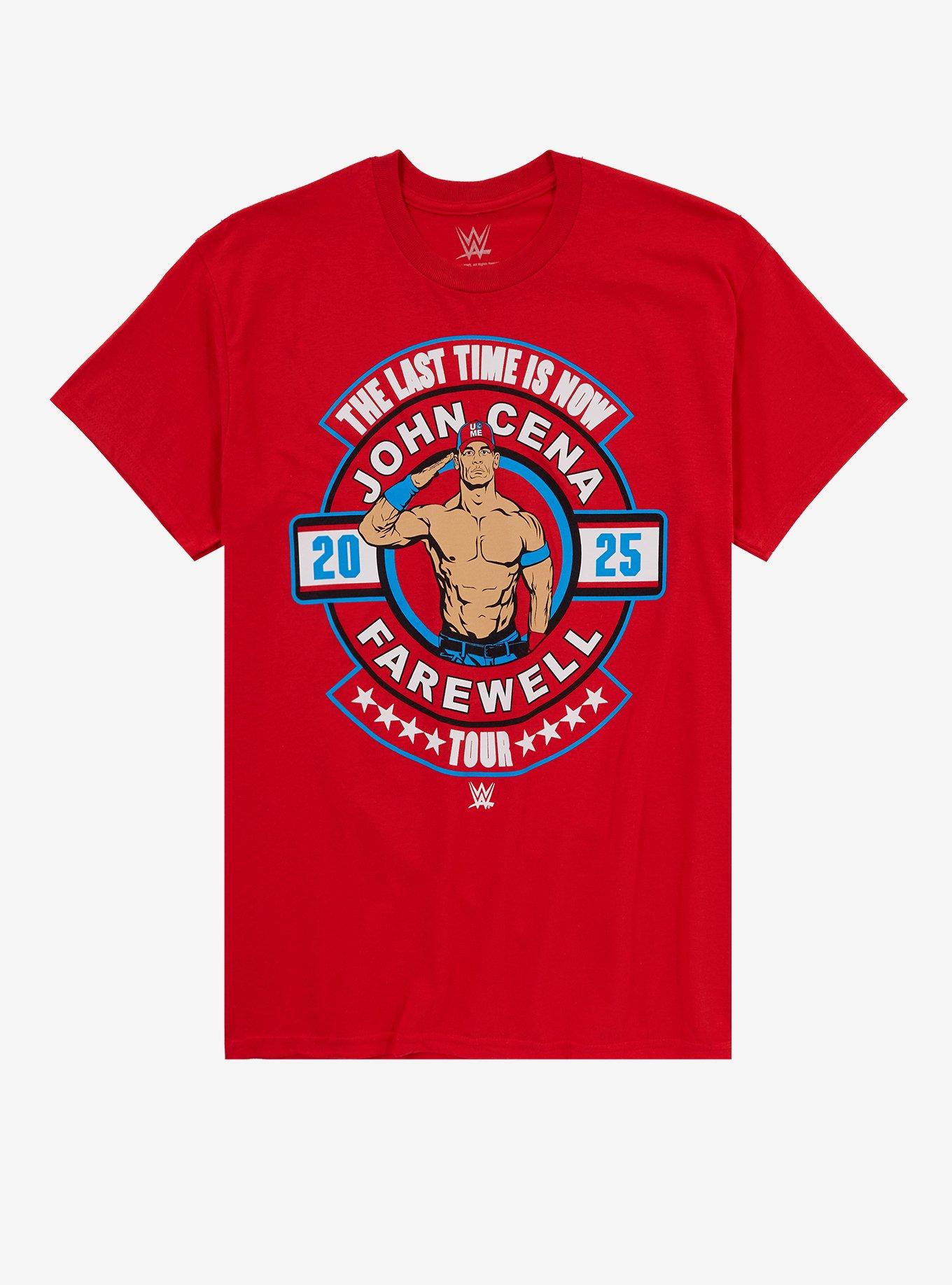 WWE John Cena Last Time Is Now Two-Sided T-Shirt | Trending Graphic Tee For Fans