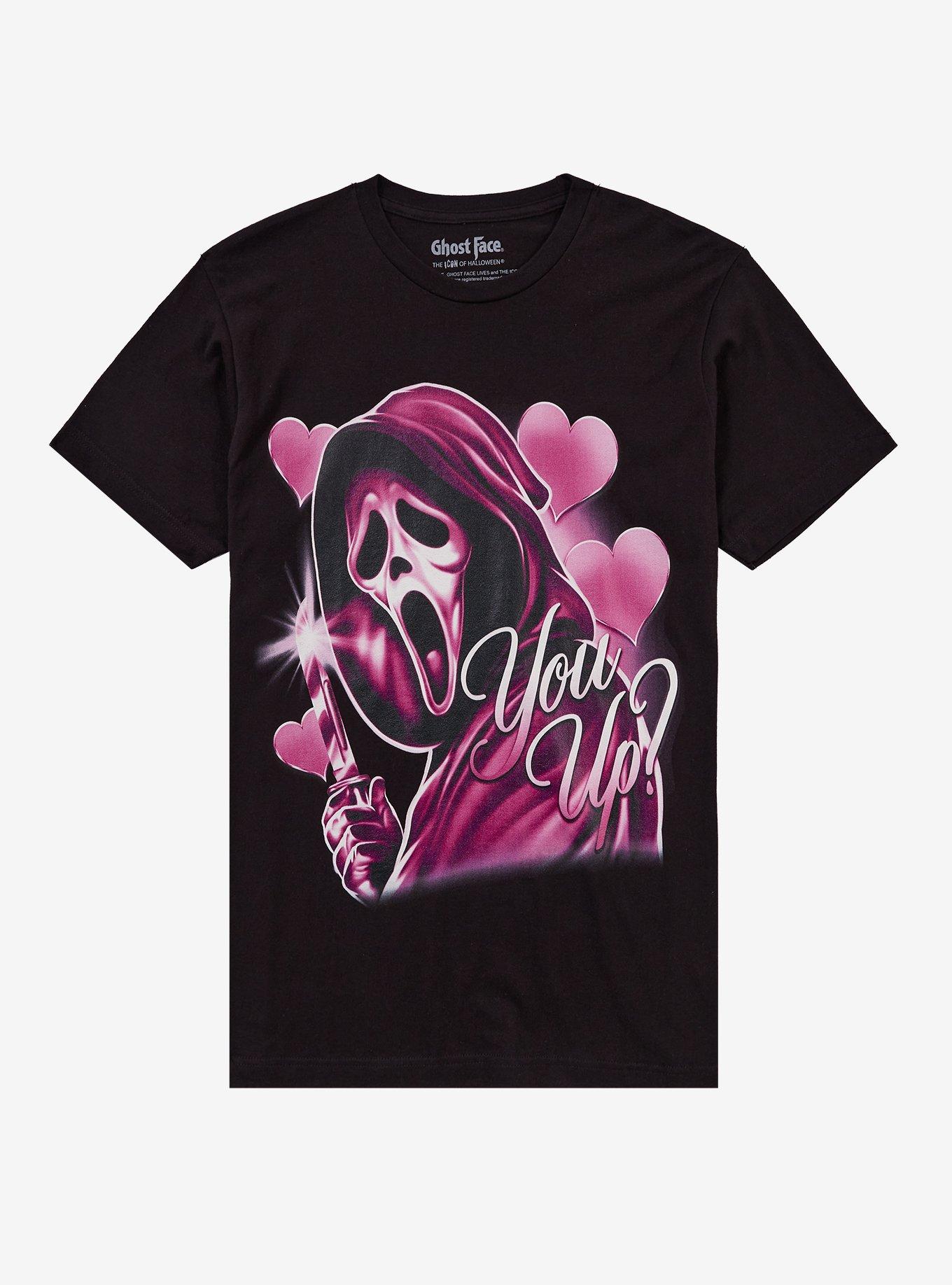 Ghost Face You Up? Hearts Girls T-Shirt | Trending Graphic Tee For Fans