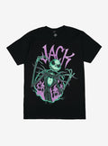 The Nightmare Before Christmas Jack Skellington Flames Girls T-Shirt | Trending Graphic Tee For Fans
