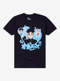 Dandadan Okarun Heart Doodle T-Shirt | Trending Graphic Tee For Fans