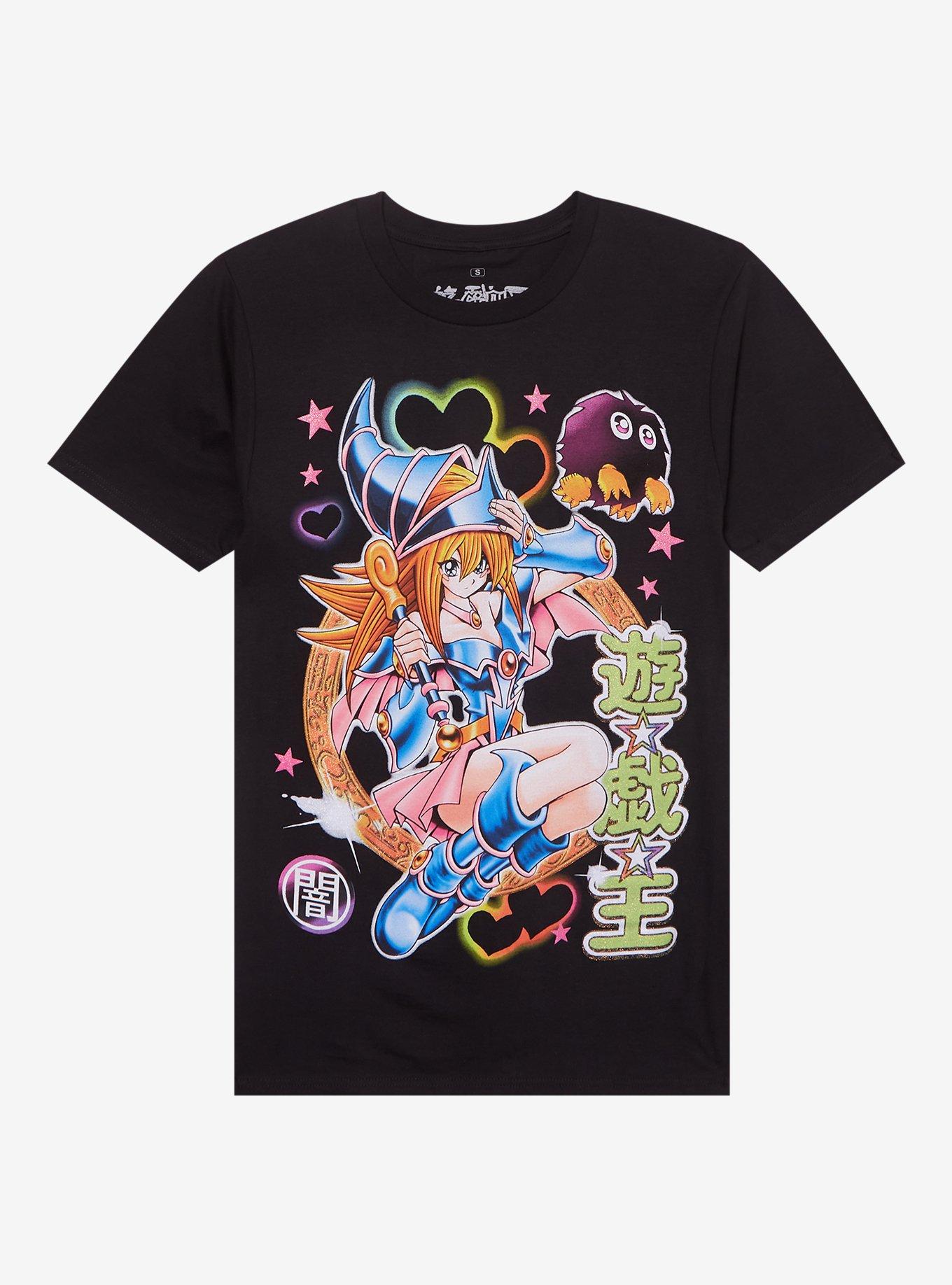 Yu-Gi-Oh! Dark Magician Girl Rainbow Hearts T-Shirt | Trending Graphic Tee For Fans