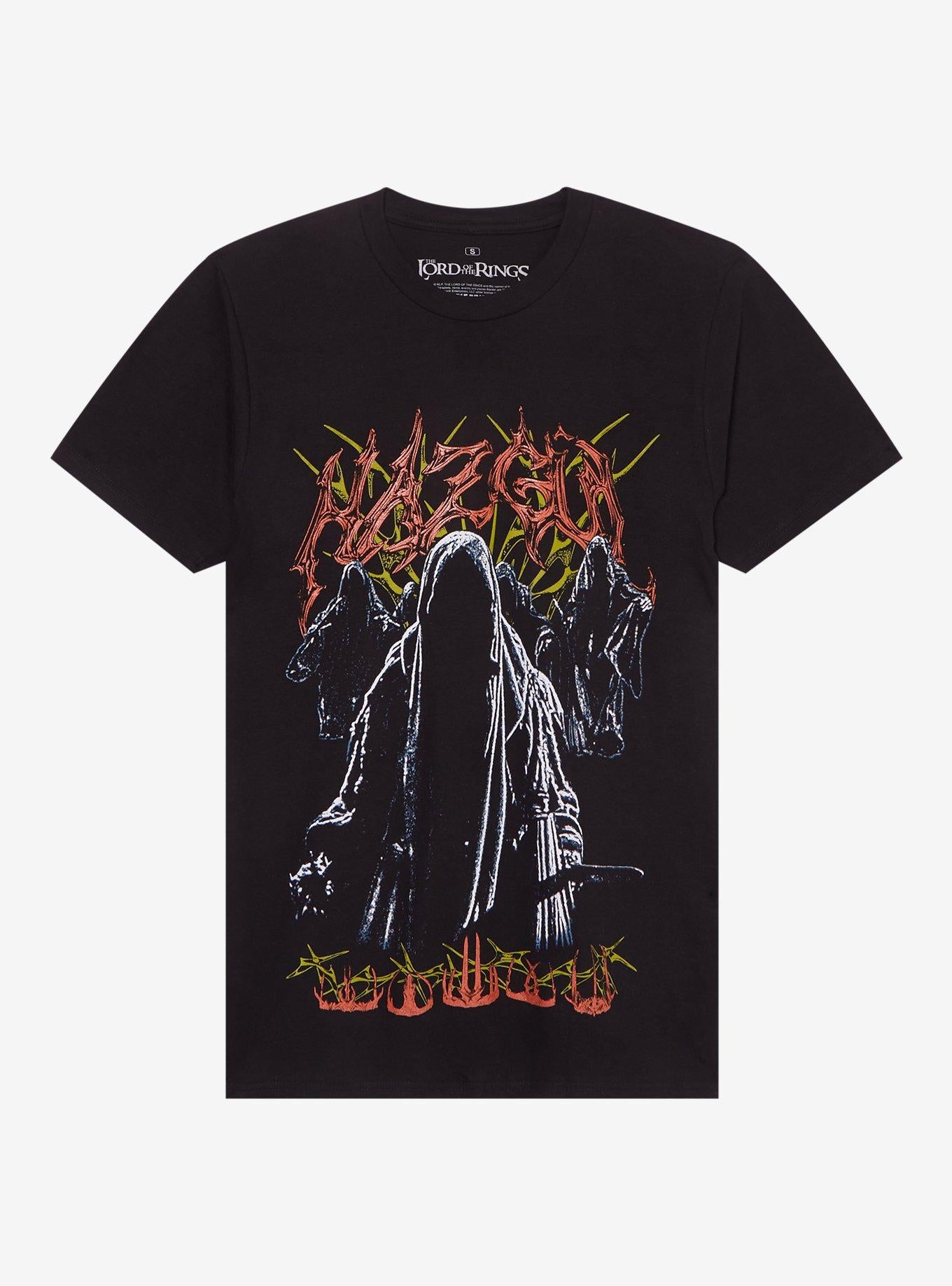 The Lord Of The Rings Nazgul Metal Two-Sided T-Shirt | Trending Graphic Tee For Fans