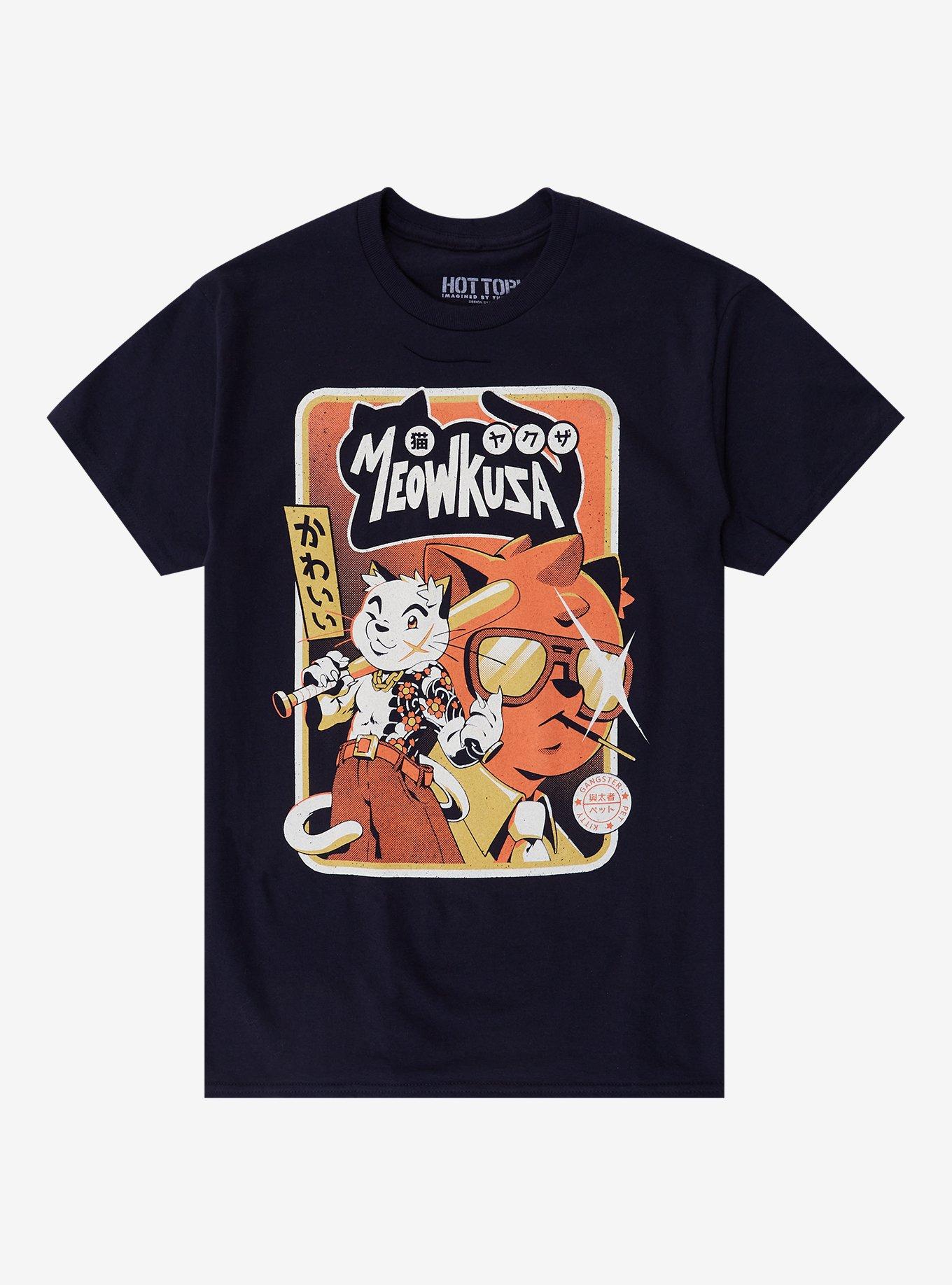 Meowkusa Poster By Ilustrata T-Shirt | Trending Graphic Tee For Fans