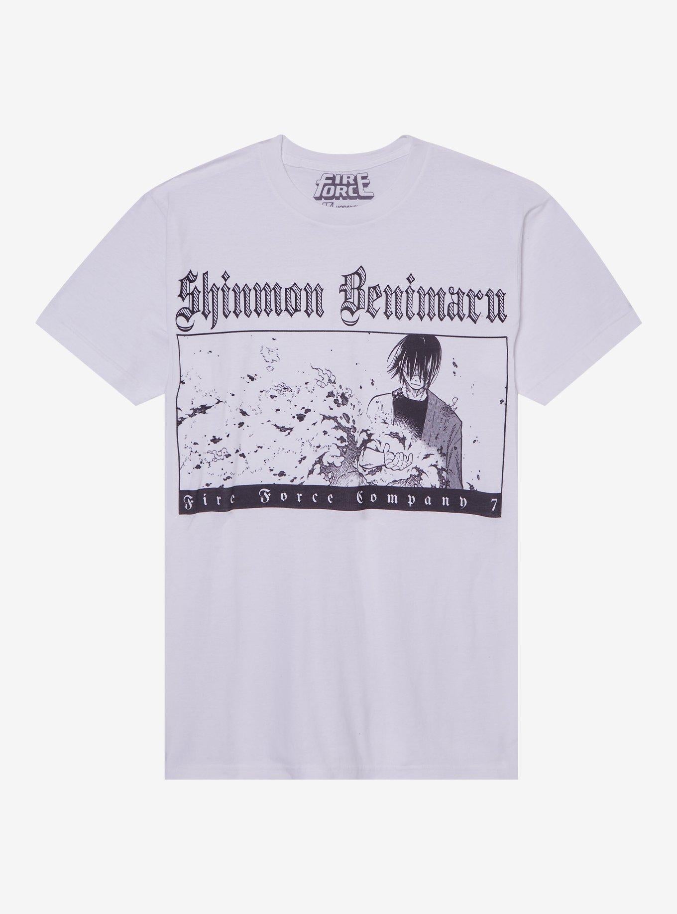 Fire Force Benimaru Shinmon Portrait T-Shirt | Trending Graphic Tee For Fans