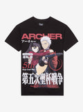 Fate Stay Night Unlimited Blade Works Magazine Cover T-Shirt | Trending Graphic Tee For Fans