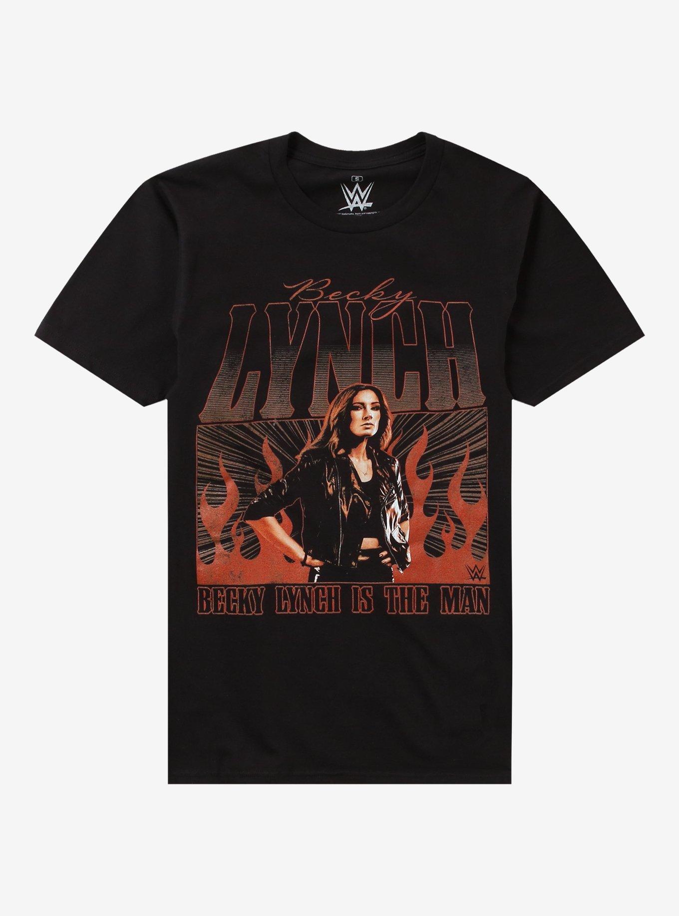 WWE Becky Lynch Flames Girls T-Shirt | Trending Graphic Tee For Fans