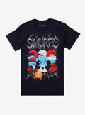 The Smurfs Metal T-Shirt | Trending Graphic Tee For Fans