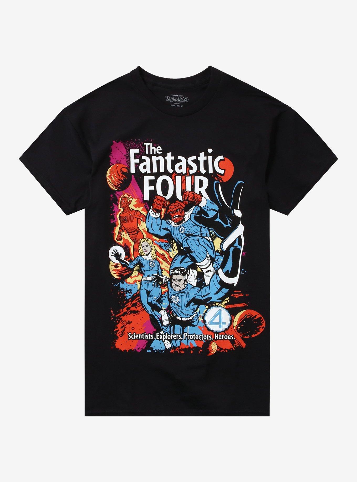 Marvel The Fantastic Four Comic Book T-Shirt | Trending Graphic Tee For Fans