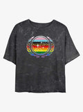 Star Trek Federation Pride Mineral Wash Crop T-Shirt | Trending Graphic Tee For Fans