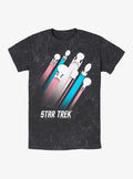 Star Trek Trans Pride Fleet Stripes Mineral Wash T-Shirt | Trending Graphic Tee For Fans