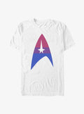Star Trek Bisexual Flag Logo T-Shirt | Trending Graphic Tee For Fans