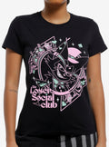 Hazbin Hotel Husk Loser Social Club Girls T-Shirt | Trending Graphic Tee For Fans