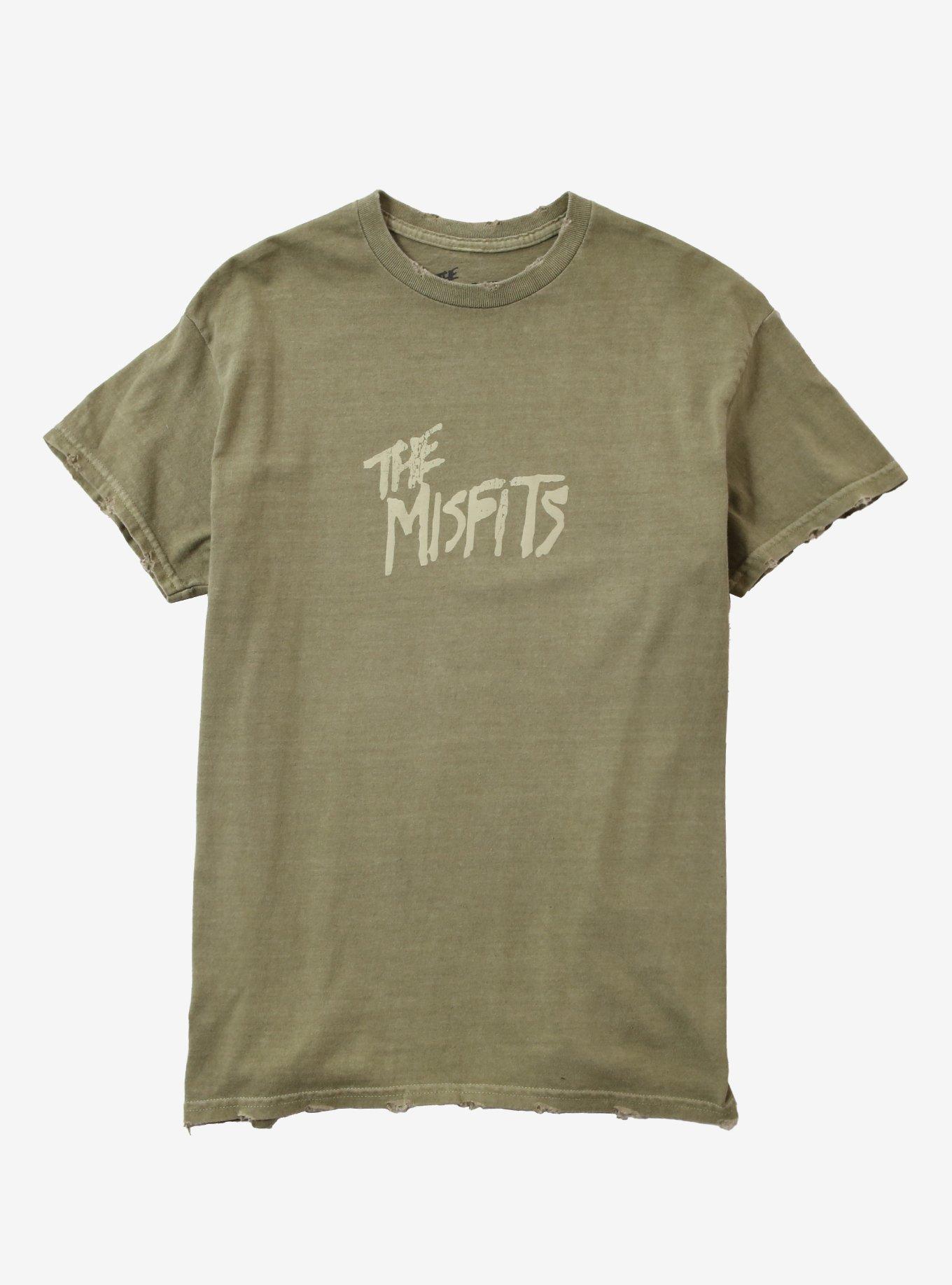 Misfits Devil Lock Skull Destructed T-Shirt | Trending Graphic Tee For Fans