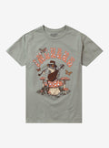 Incubus Mushroom Frog Boyfriend Fit Girls T-Shirt | Trending Graphic Tee For Fans