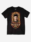 Twilight Jacob Stained Glass Portrait Girls T-Shirt | Trending Graphic Tee For Fans