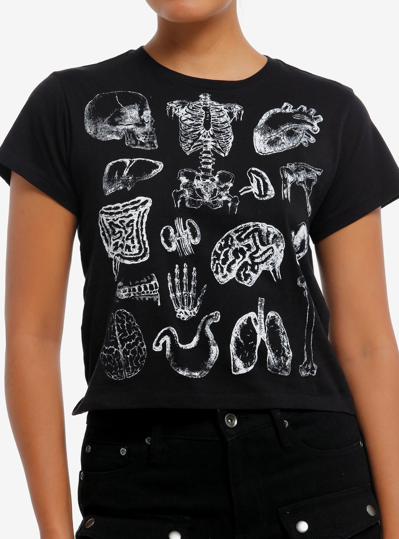 Anatomy Grid Girls Baby By Goodie Two Sleeves T-Shirt | Trending Graphic Tee For Fans