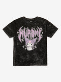 Kuromi Metal Dark Wash T-Shirt | Trending Graphic Tee For Fans