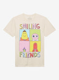 Smiling Friends Character Grid Girls T-Shirt | Trending Graphic Tee For Fans
