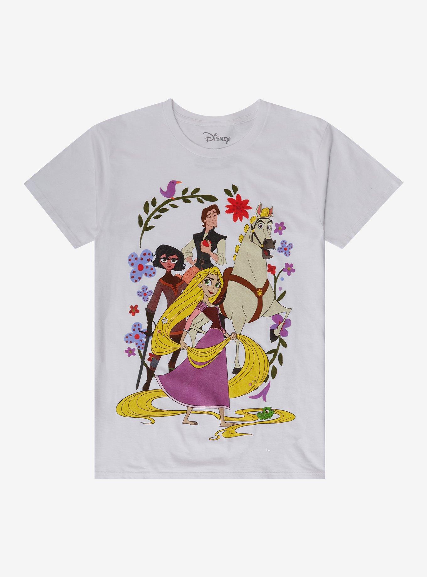 Disney Tangled The Series Group Girls T-Shirt | Trending Graphic Tee For Fans
