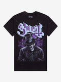 Ghost Papa V Perpetua Top Hat T-Shirt | Trending Graphic Tee For Fans