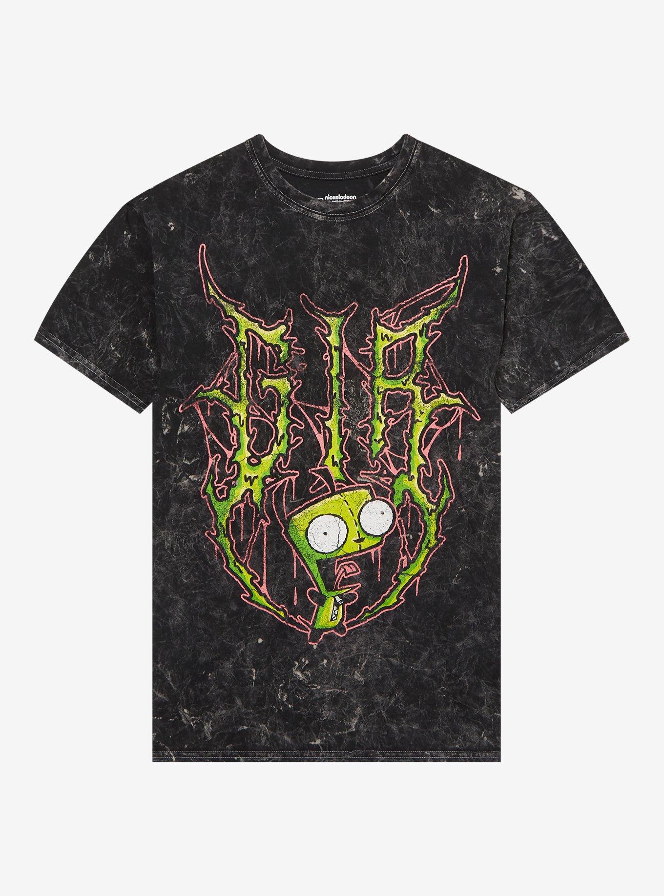 Invader Zim GIR Metal Dark Wash Girls T-Shirt | Trending Graphic Tee For Fans