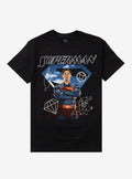 DC Comics Superman Art Portrait Girls T-Shirt | Trending Graphic Tee For Fans