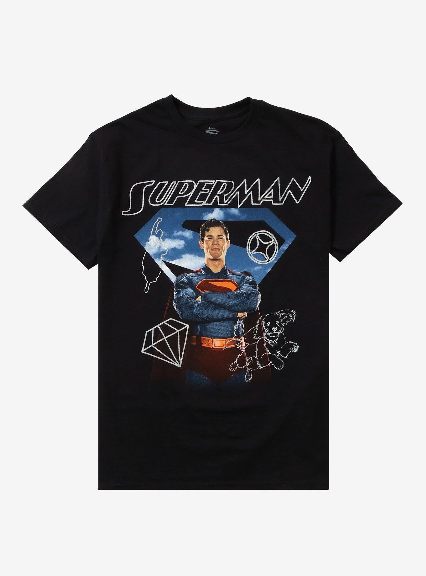 DC Comics Superman Art Portrait Girls T-Shirt | Trending Graphic Tee For Fans