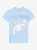 Cinnamoroll Birds & Flowers Girls T-Shirt | Trending Graphic Tee For Fans