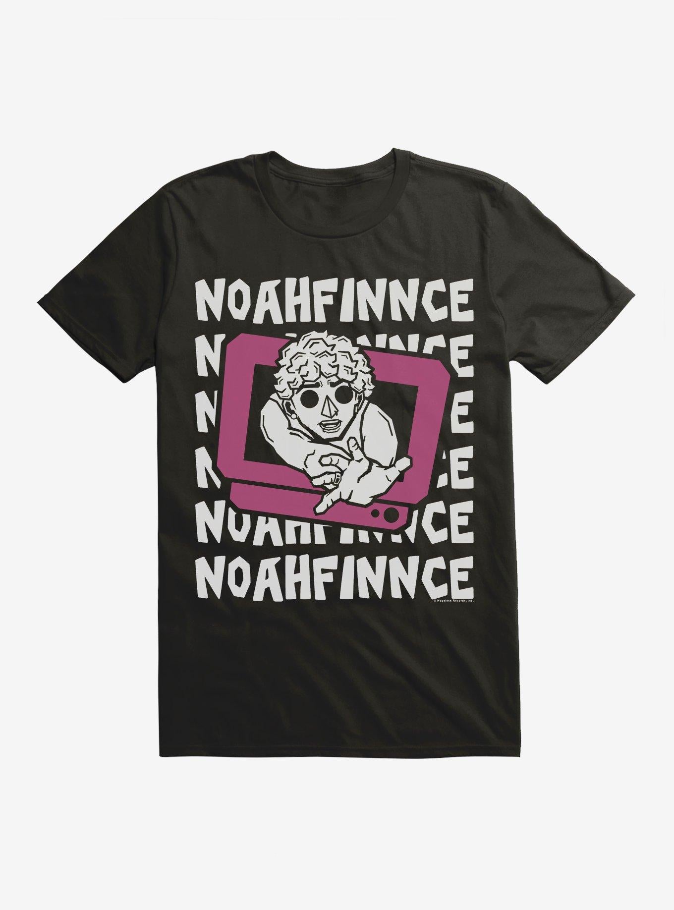 NOAHFINNCE Repeating Text T-Shirt | Trending Graphic Tee For Fans