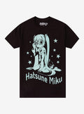 Hatsune Miku Glasses By Yamasan T-Shirt | Trending Graphic Tee For Fans