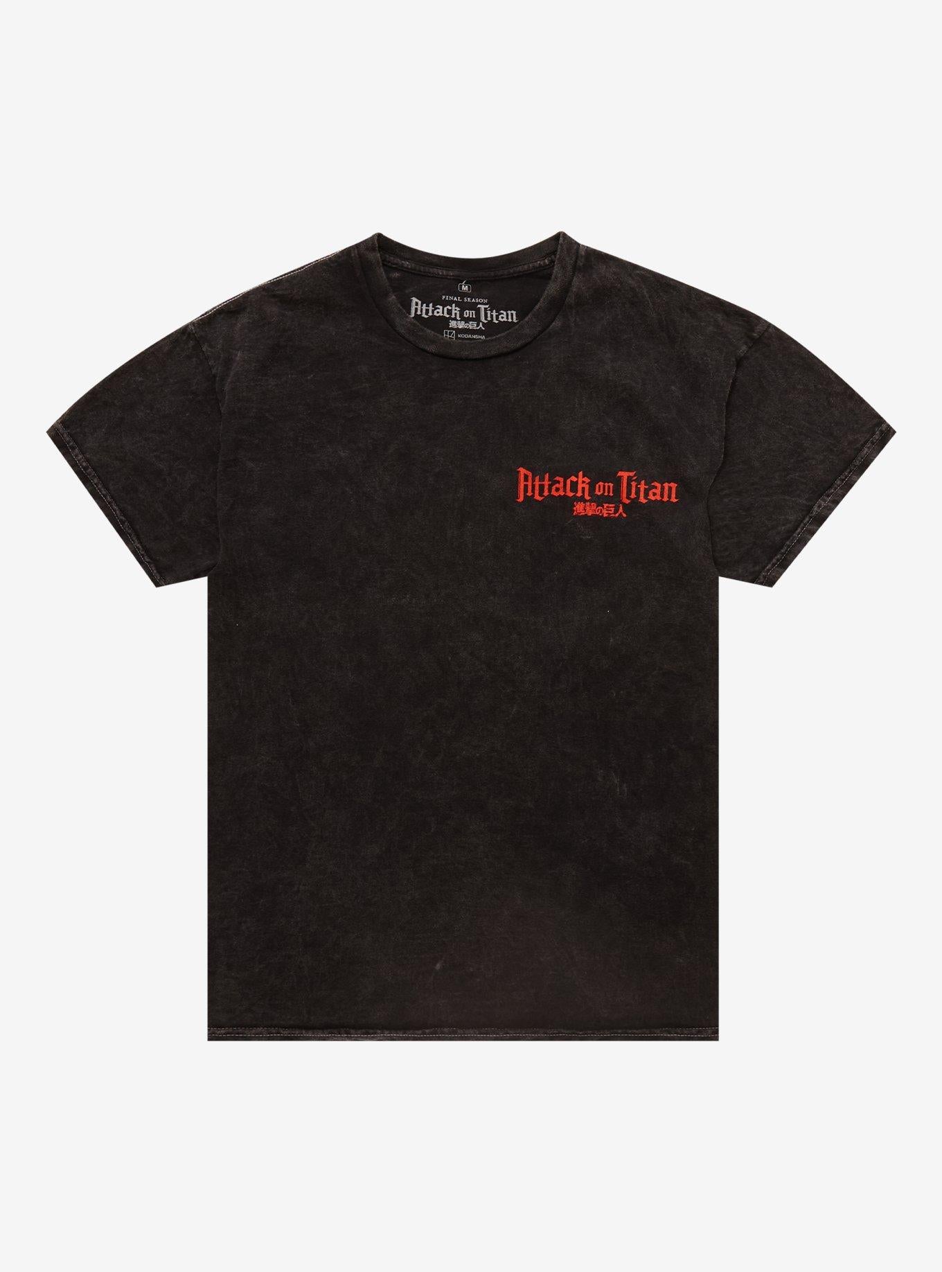 Attack On Titan Levi Tonal Double-Sided T-Shirt | Trending Graphic Tee For Fans