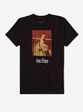 I'm Fine Portrait Painting T-Shirt | Trending Graphic Tee For Fans