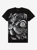 Spiral Cat Eyes Jumbo Print By Friday Jr. T-Shirt | Trending Graphic Tee For Fans