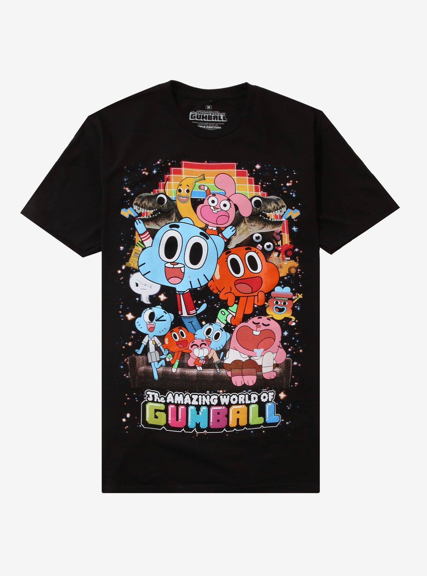 The Amazing World Of Gumball Group T-Shirt | Trending Graphic Tee For Fans