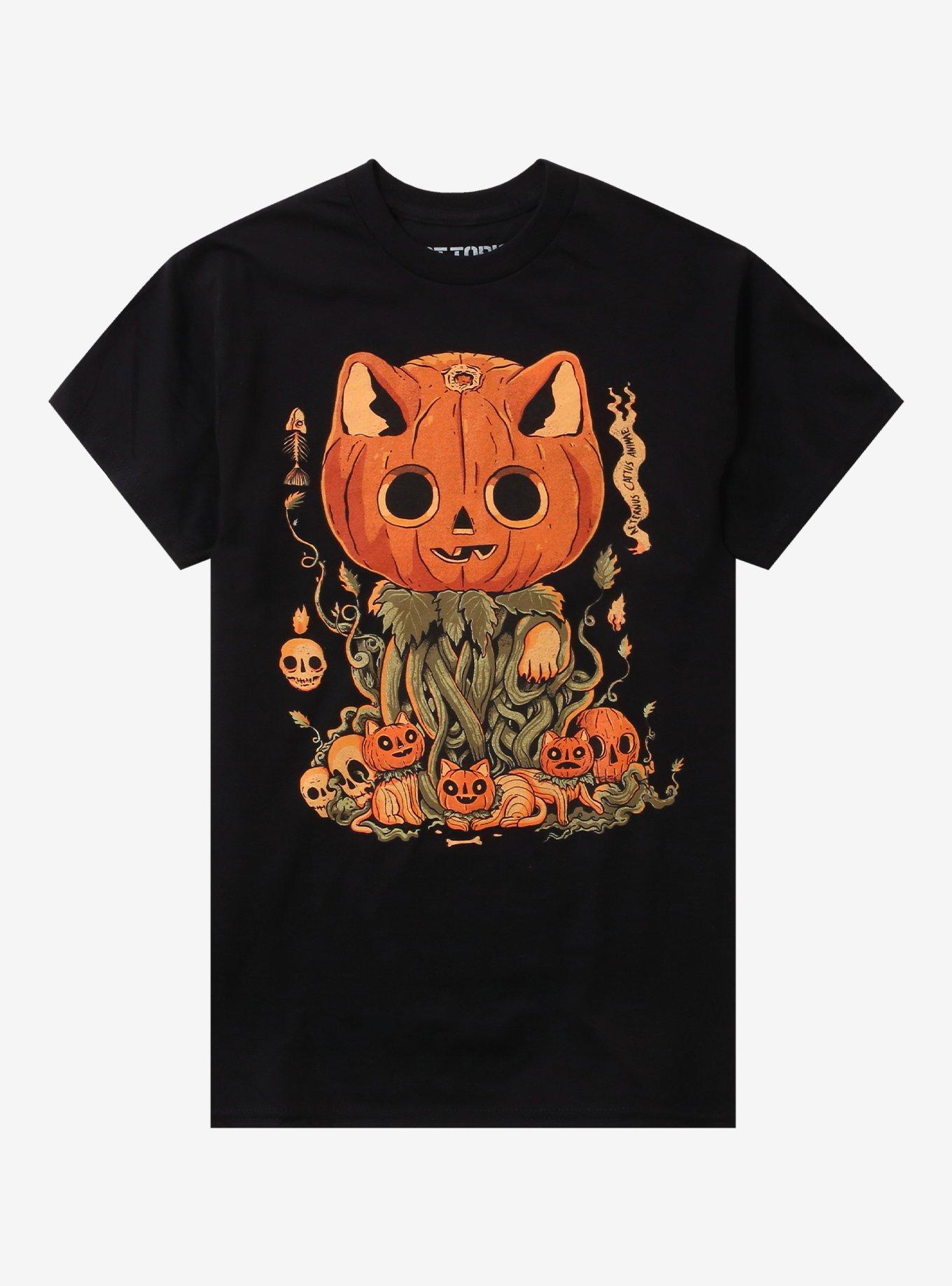 Cat-O'-Lanterns By PPMid T-Shirt | Trending Graphic Tee For Fans