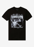 Rock Rebel Universal Monsters The Bride Of Frankenstein Belong Dead T-Shirt | Trending Graphic Tee For Fans