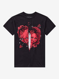 Bride Of Chucky Tiffany & Chucky Knife Portrait T-Shirt | Trending Graphic Tee For Fans